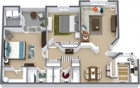 Two Bedroom Two Bath